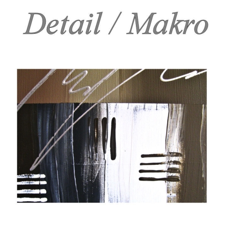 MK1 Art Bild Leinwand Abstrakt Kunst Malerei Acrylbild braun