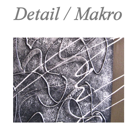 MK1 Art Bild Leinwand Abstrakt Kunst Malerei Acrylbild braun