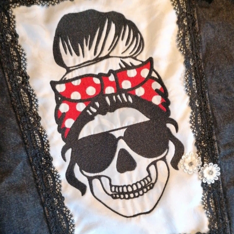 Ferberline Rockabella und Girly Skull ab 13x18cm