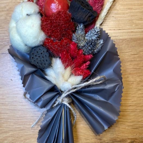 Trockenblumenstrauß Trockenblumenbouguet Gastgeschenke Pampasgra