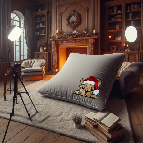 NEU Stickdatei Applikation Franz. Bulldogge David