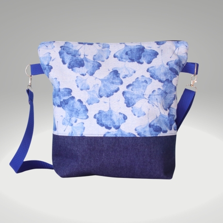 Umhängetasche Damen/Schultertasche/Handtasche /Ginkgo Blatt