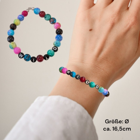 Perlenarmband WILD
