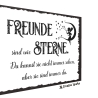 Holzschild-Shabby Freunde sind wie Sterne...