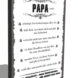 Holzschild-Shabby Papa GmbH