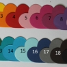 60  Herzen aus Papier (klein, mittel, groß)