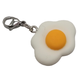 Spiegelei Charm Clip Anhänger Bettelarmband Kinder