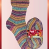 Opal Laubgeflüster, 4-fädige Sockenwolle, Farbe 11253