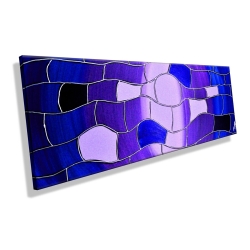 MK1 Art Bild Leinwand Abstrakt Kunst Malerei Acrylbild lila XXL MK1 Art Bild Leinwand Abstrakt Kunst Malerei Acrylbild lila XXL