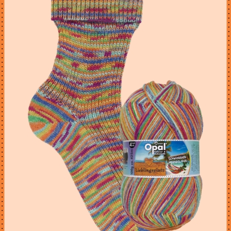 OPAL Lieblingsplatz 4-fach 100g Sockenwolle