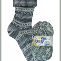 Opal Heroes- kleine Helden, 4-fädige Sockenwolle, Farbe 11543