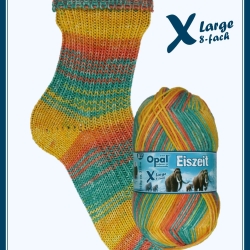 Opal Eiszeit, 8-fädige Sockenwolle, Farbe 11572