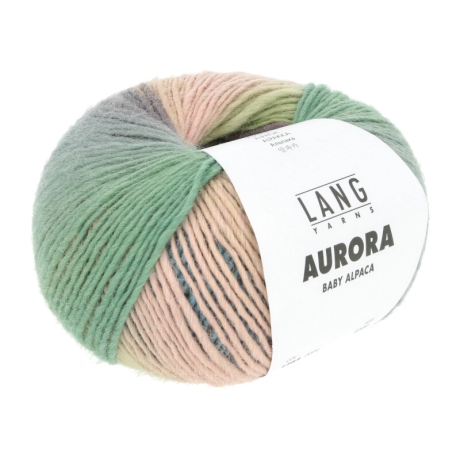 Langyarns AURORA - Dochtgarn 100% Baby-Alpaka warm und weich