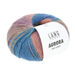 Langyarns AURORA - Dochtgarn 100% Baby-Alpaka warm und weich