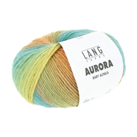 Langyarns AURORA - Dochtgarn 100% Baby-Alpaka warm und weich