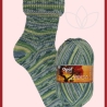 Opal Yoga, 4-fädige Sockenwolle, Farbe 11661
