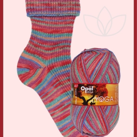 Opal Yoga, 4-fädige Sockenwolle, Farbe 11663