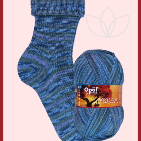 Opal Yoga, 4-fädige Sockenwolle, Farbe 11667
