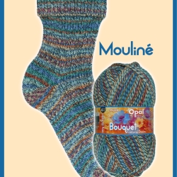 Opal Bouquet, 4-fädige Sockenwolle, Farbe 11681