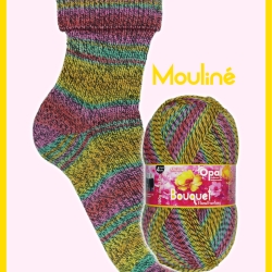 Opal Bouquet, 4-fädige Sockenwolle, Farbe 11683