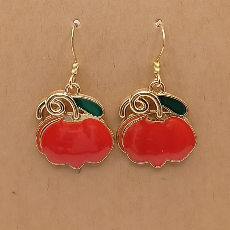 Kürbis Ohrhänger Ohrringe Modeschmuck