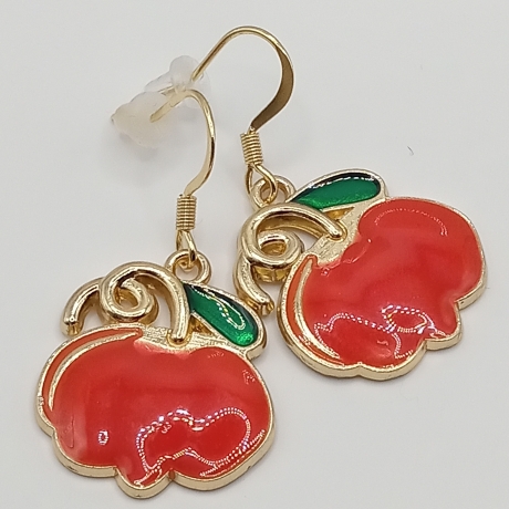 Kürbis Ohrhänger Ohrringe Modeschmuck