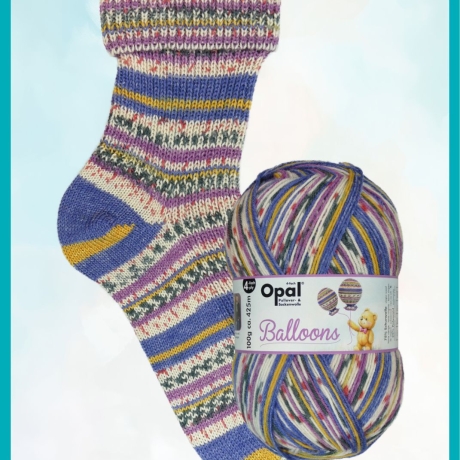 Opal Balloons, 4-fädige Sockenwolle 100g