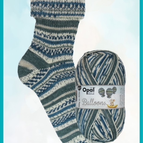 Opal Balloons, 4-fädige Sockenwolle 100g