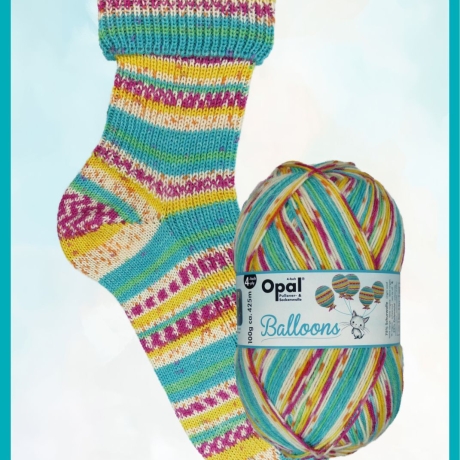 Opal Balloons, 4-fädige Sockenwolle 100g