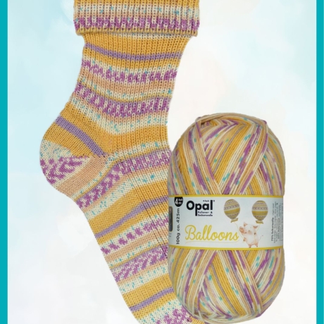 Opal Balloons, 4-fädige Sockenwolle 100g