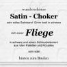 Choker mit einer edlen Fliege / Schleife aus Satin