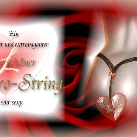 wow micro - O - string, ein Hauch von nix, Intimschmuck