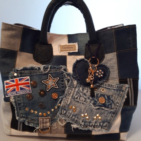 Jeans Tasche/Schopper Upcycling EINZELSTÜCK