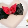 Choker mit einer edlen Fliege / Schleife aus Satin