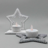 Häkelanleitung Weihnachten Stern-Teelichthalter in 2 Versionen