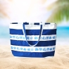 Badetasche/Strandtasche/Saunatasche/Shopper/blaue Tragetasche 