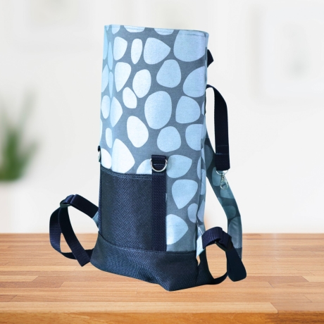 Rucksack/Rollrucksack/Roll Top/Damenrucksack/blau /Cityrucksack