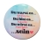 Liebesspruch Magnet 50 mm Liebe Freundschaft