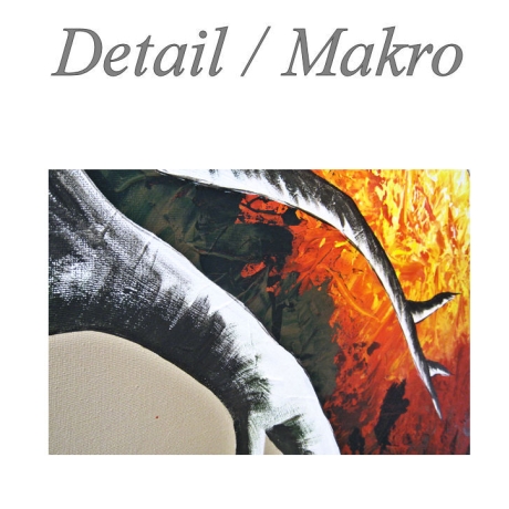 MK1 Art Bild Leinwand Abstrakt Kunst Malerei Acrylbild Baum XXL