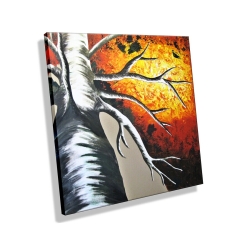 MK1 Art Bild Leinwand Abstrakt Kunst Malerei Acrylbild Baum XXL MK1 Art Bild Leinwand Abstrakt Kunst Malerei Acrylbild Baum XXL