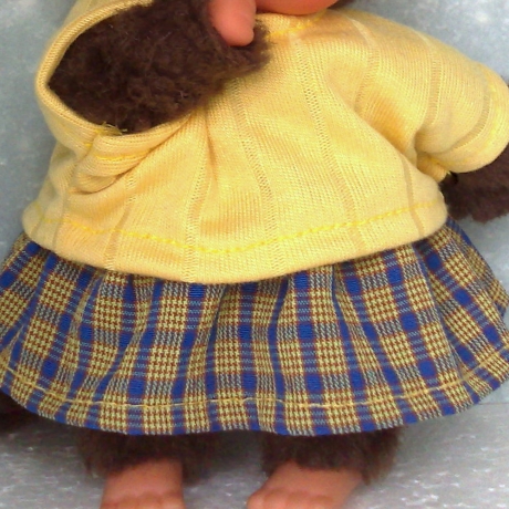 Kleidung Shirt und Rock passend für Äffchen 20 cm Neu