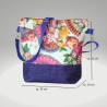 Umhängetasche Damen/Handtasche/Schultertasche/Jeanstasche/Bunt