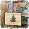 Holzschild-Shabby Tannenbaum