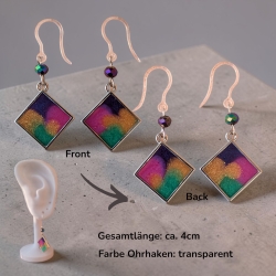 Kreative Ohrringer Resinanhänger