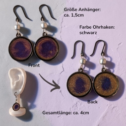 Kreative Ohrringer Resinanhänger