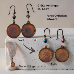 Kreative Ohrringer Resinanhänger