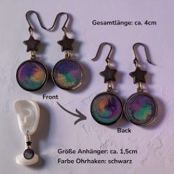 Kreative Ohrringer Resinanhänger