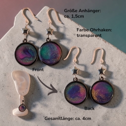 Kreative Ohrringer Resinanhänger