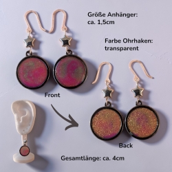 Kreative Ohrringer Resinanhänger