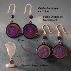 Kreative Ohrringer Resinanhänger